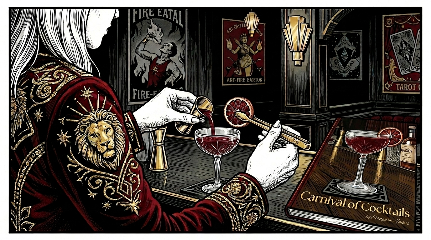 Seraphim James &mdash; Author, Carnival of Cocktails