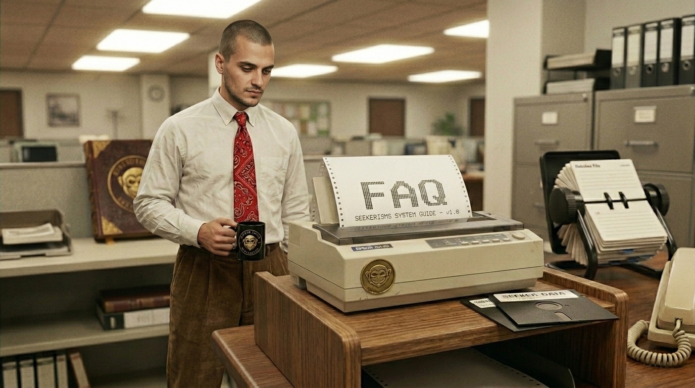 FAQ — Seeker James Publishing