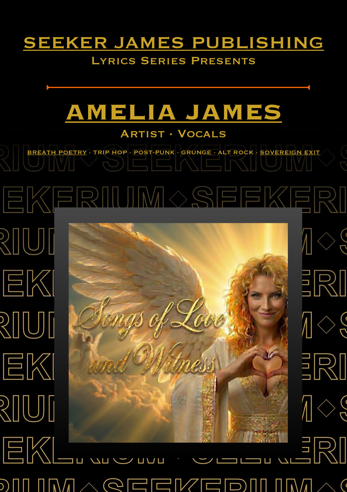 Songs of Love and Witness — Amelia James Lyric Book