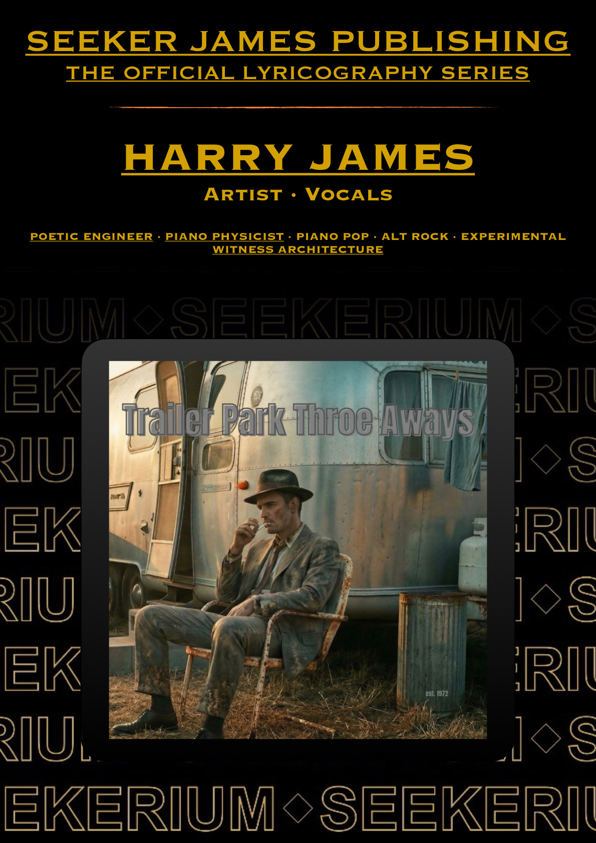 Trailer Park Throe Aways - Harry James Lyric Book