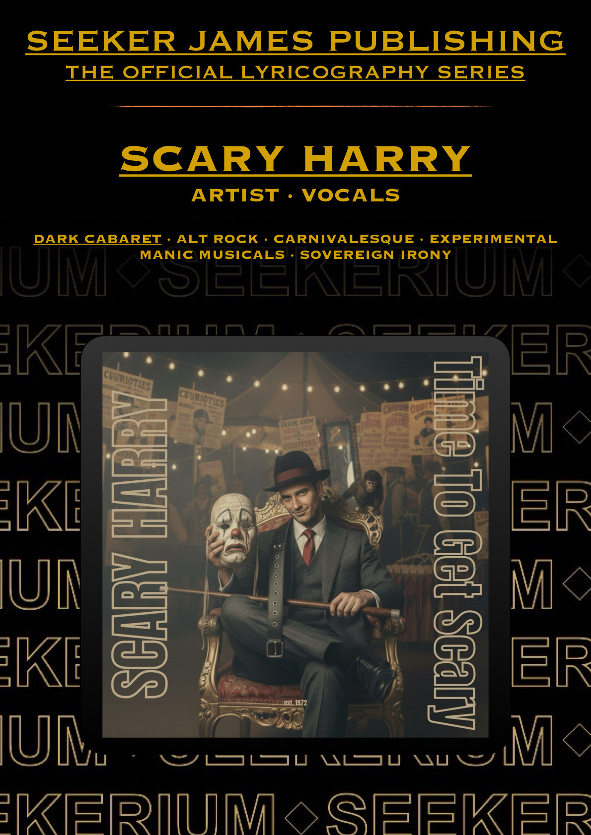 Time To Get Scary — Scary Harry Lyric Book