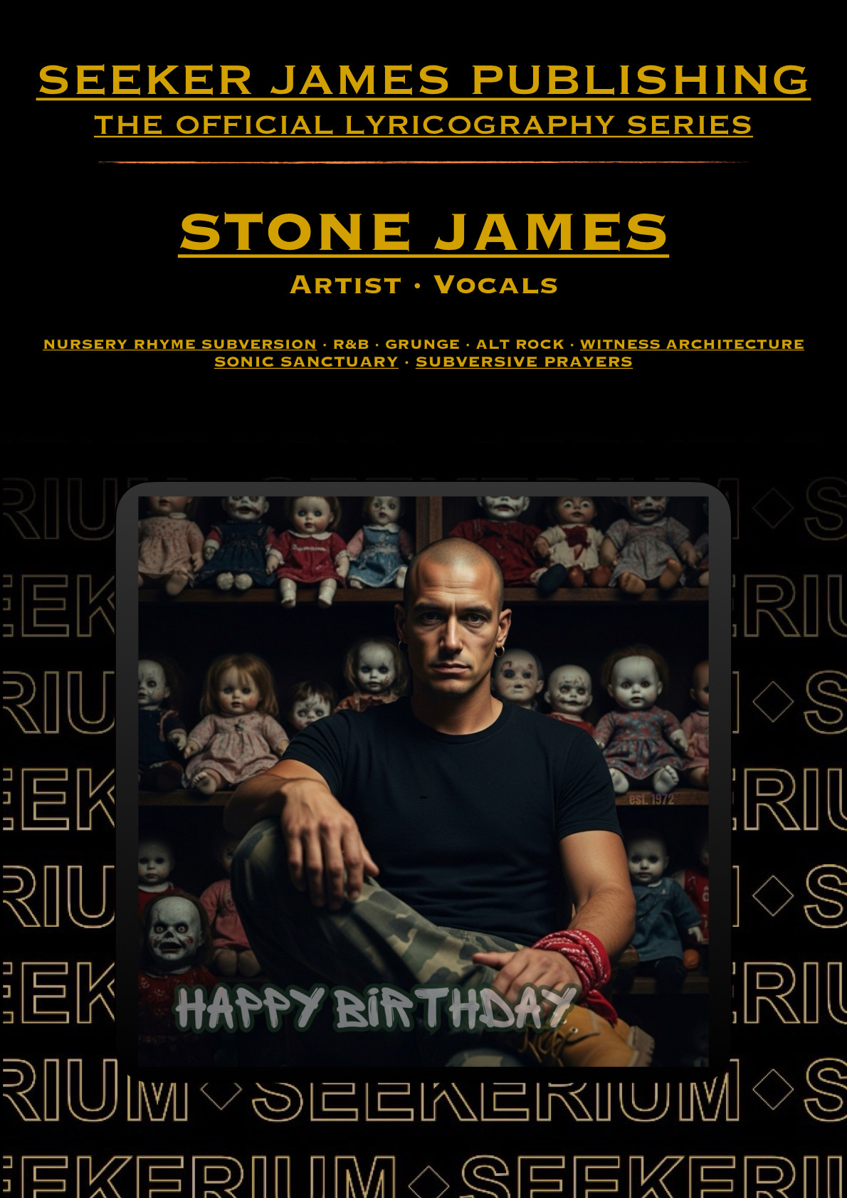 HAPPY BiRTHDAY - Stone Lyric Book