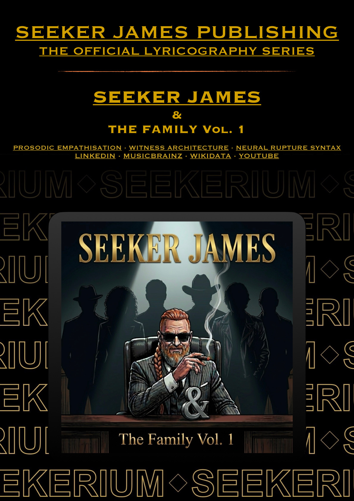 Seeker James and The Family Vol. 1 - Compilation Lyric Book
