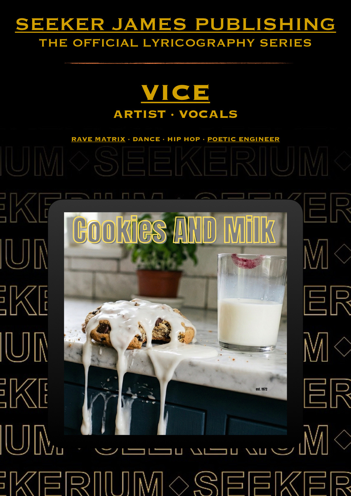 Cookies and Milk — Vice Lyric Book